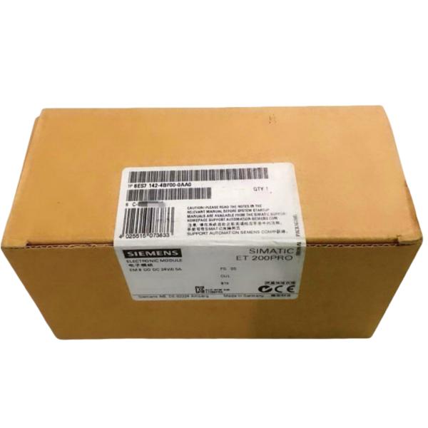 SIEMENS 6ES7142-4BF00-0AA0 SIMATIC DP, ELECTRONIC MODULES FOR ET 200 PRO 8 DO 24 V DC, 0.5 A MODULE DIAGNOSTICS; INCL. BUS MODULE, CONNECTION MODULE