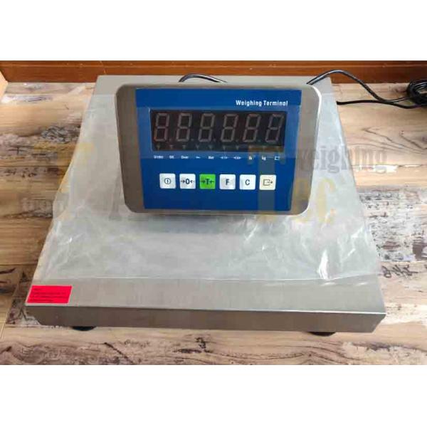Green LED Waterproof Weighing Scale Indicator / A304 Stainless Steel Bench Scale Indicator