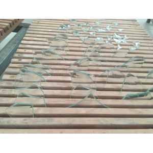 Quality Rectangular 5mm Custom Beveled Glass , Curve / Flat Bevelled Glass Panels for sale