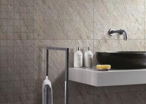 Quality Light Grey Bathroom Ceramic Tile Matte Surface Green Building Material for sale
