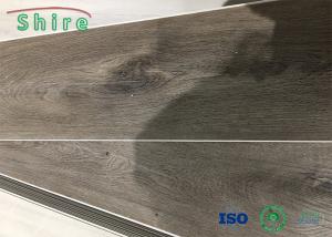 China PVC Interlocking Luxury Vinyl Tile Flooring Wear Layer 0.1-0.7mm Grey Luxury Vinyl Flooring on sale