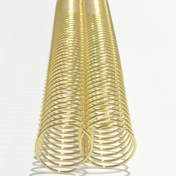 Custom Size Gold Metal Coil Binding For Desk Planners 48loops NanBo
