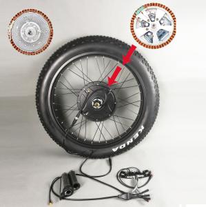 Quality Brushless gearless motor for 48V 1500W bicycle motor kits for sale