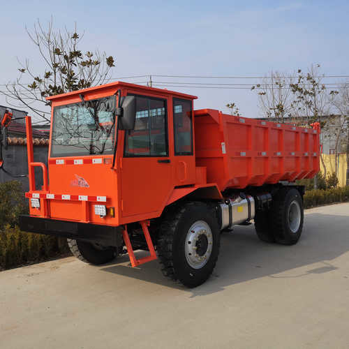 160hp mining tipper truck 12 tons mining dump truck 6 cubic meter bucket orange color