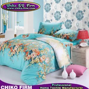 China Flower Design Pigment Printed Sales Bedding and Linens Cotton Bed Sheets on sale