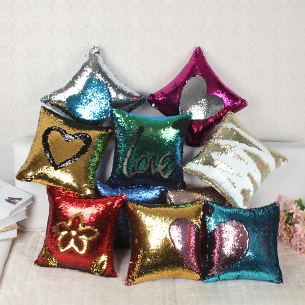 2021 Cheap New Style Custom Sublimation Flip Reversible Sequin Throw Pillow Case