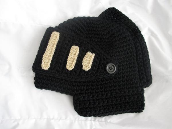 Infant Handmade Crochet Winter Hat Kid Viking Horns Hat Knitted Hat