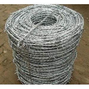 Quality BWG16xBWG16 Hot Dip Galvanized Barbed Wire Cattle Fence for sale