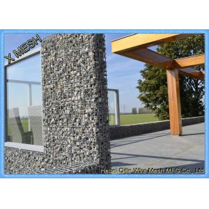Quality 50x50mm Welded Mesh Gabion Mattress / Welded Gabion Stone Cage Box for sale