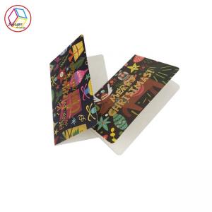 China Custom Printed Note Cards 350g Coated Paper CMYK Pantone Printing on sale