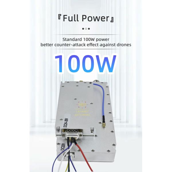 1500-2500mhz Anti Drone Lora Module Counter Fpv Module 300-6000mhz 100W anti drone system anti fpv 250-400mhz 50W 100-1100mhz