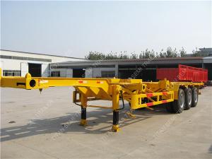 China 40' Goose Neck Container Trailer Chassis With 40 Tons Load Capacity on sale