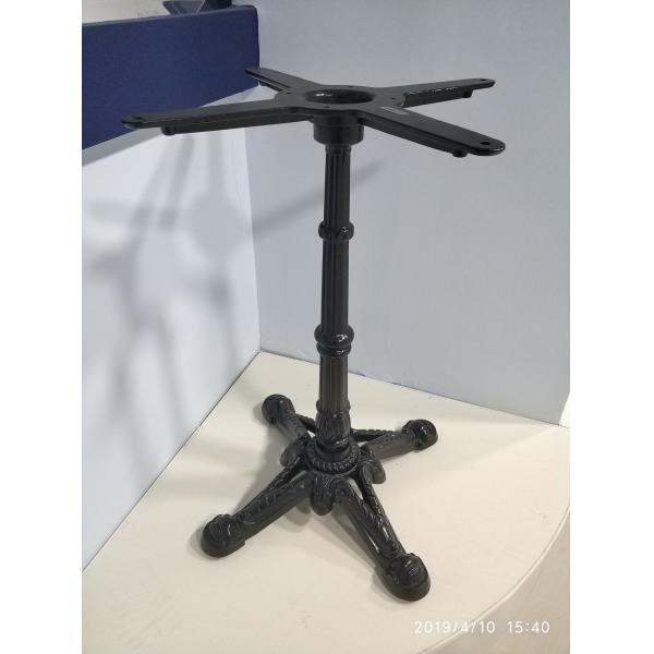 Rusty Bistro Table Base Powder Coat Ornamental Table Leg 28'' / 41'' Height