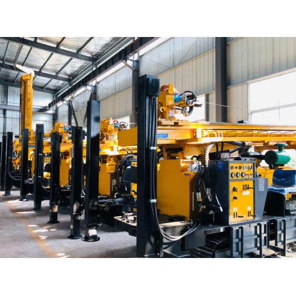 260m Deep Borehole Crawler Drill Rig 105mm Diameter