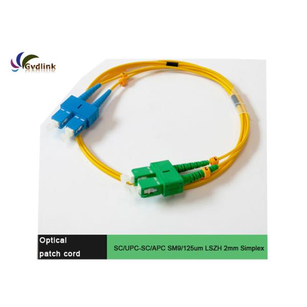 SC/APC-SC/APC SM OM3 9/125um LSZH Patch Cord
