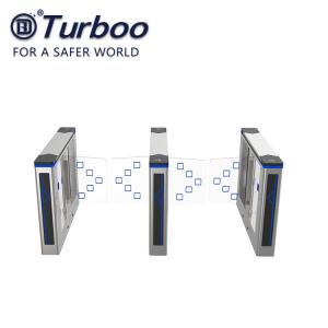 Quality Office Security Swing Electronic Turnstile Gates Mechanical Anti - Pinch Function for sale