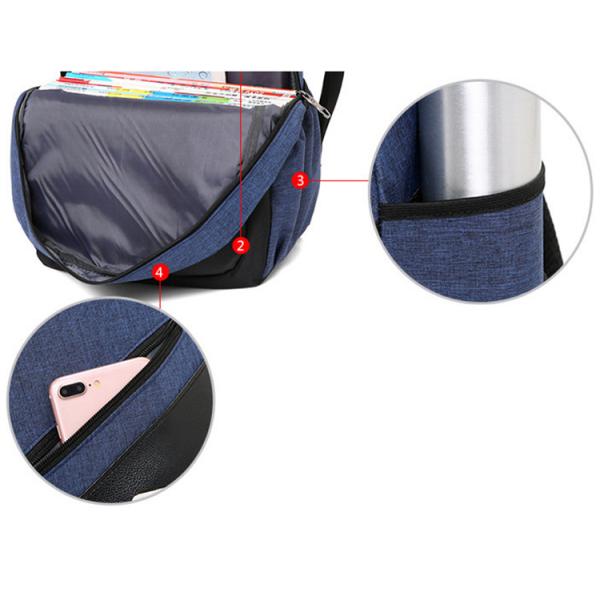 Gray BSCI Computer Backpack Sets Student 3pc Backpack Set Business