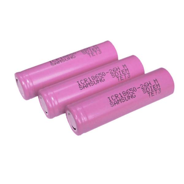 ICR18650-26HM 18650 Power Cell , 3.6V 2600mAh Lithium Ion Rechargeable Battery Cell