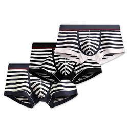 Quality Striped Cotton Men Underwear Cotton Anti Bacterial Men Sexy Underwear for sale