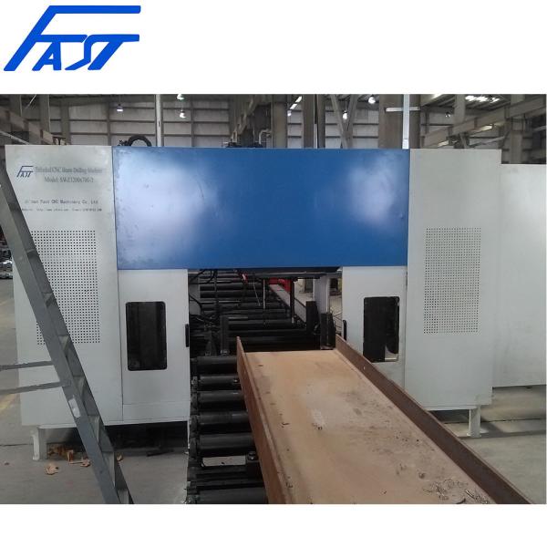 1200 FASTCNC Steel Structure H Beam High Speed CNC Channel Steel Drilling Machine