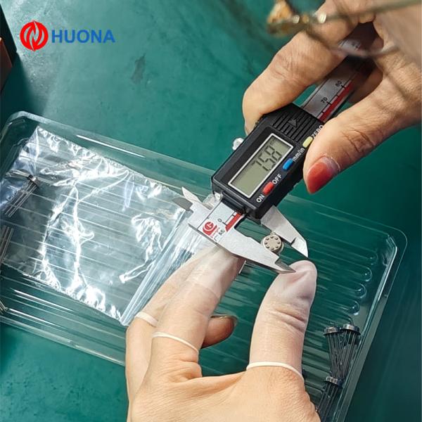 Customizable TO 46 Header With Glass To Metal Seal Gold Plated Pins Nickel Plated