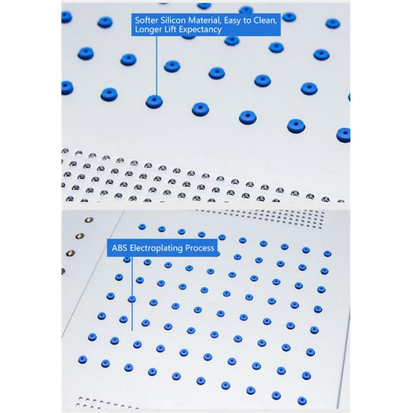 Multi Function Overhead Rainfall Shower Head 25CM Diameter With LED Lighting