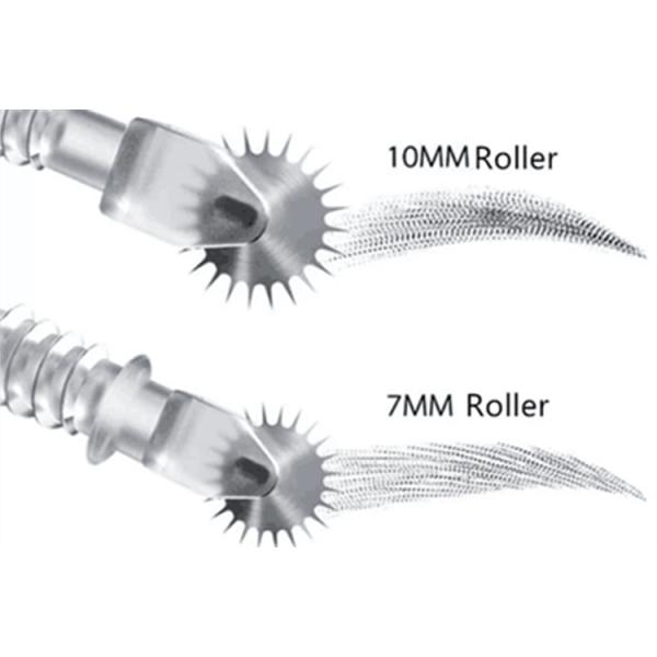 5G Weight Microblading Eyebrows Wheel Needle Sliver & Transparent Color