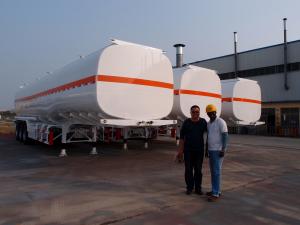 Quality CIMC 30m3 stainless steel oil tank trailer for palm oil and coal tar transportation for sale