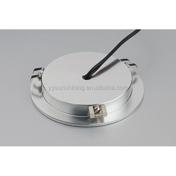 High luminous efficiency LED recessed cabinet light for furniture 58MM opening diameter