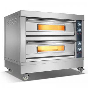 Quality Baking Oven Commercial 2 Deck 4 Tray Bread Oven Bakery Equipment For Sale Philippines for sale