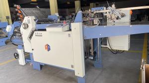 Quality 10 Plate Buckle Folding Machine , Cross Fold Industrial Paper Folder 380V for sale