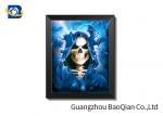 Lenticular 3d Stereograph Printing With Scary Skull , 3d Home Decor Wallpaper