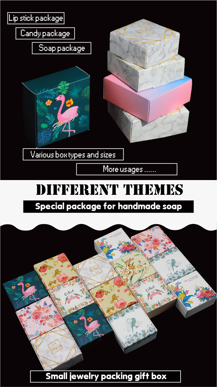 Hot Sale Small Recyclable Box Packaging Eco - Friendly Mailer Box Degradable Paper Custom Package Folding Gift Boxes