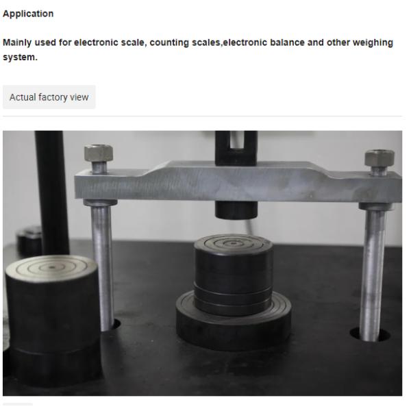 10~100kg Electronic Scale Aluminum Single Point Load Cell High Accuracy Corrosion Resistant