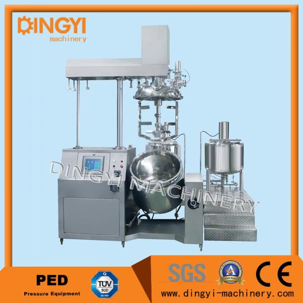 Buy Stainless Steel Vacuum Emulsifying Mixer , Cosmetic Cream Mixers With PLC Control at wholesale prices