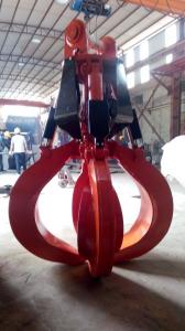 China Robust Structure Excavator Hydraulic Grapple For Digging Construction Foundation on sale