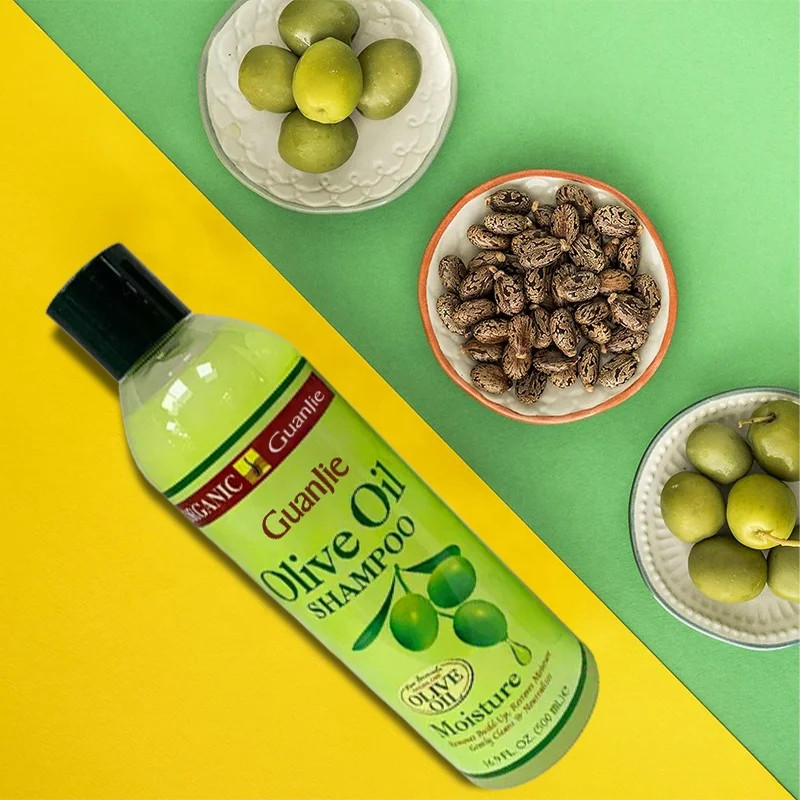 Private Label Extreme Moisture Curly Hair Care Products Hot Selling Professional Home Use Olive Oil Hair Shampoo