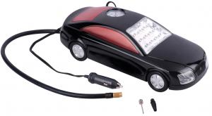 Quality 12 Volt Car Shaped Car Air Pum 3 In 1 With 4V 1.5Ah Battery 150 PSI With Multi - Color for sale