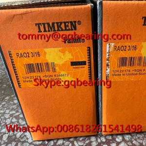 China Cast Iron Material TIMKEN RAO2 3/16 Two-bolt Medium Duty Pillow Block Ball Bearing on sale