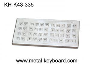 Quality IP65 Rated Desktop Metallic Ruggedized keyboard metal with 43 Super Size Keys for sale