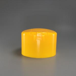 Quality Yellow Plastic 55mm Shampoo Bottle Cap Leakage Resistant for sale
