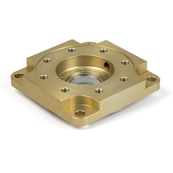 Aluminum Alloy Anodized Flange Nut CNC Milling Machined