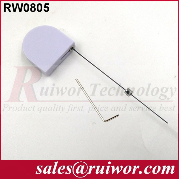 Round head Retractable Cable Lock 