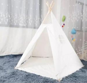 China Geertop 3.8kg Cotton Canvas Kids Pop Up Play Tent on sale