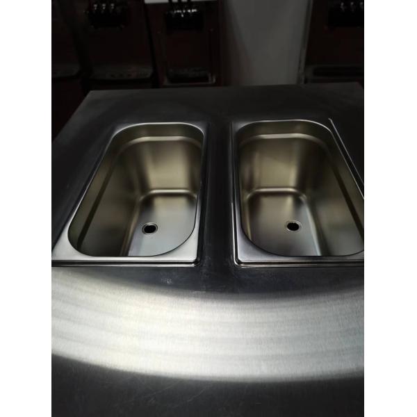 110-220V/50-60Hz Soft Serve Ice Cream Maker Machine 3 Flavors Commercial Ice Cream Making Machines for Food Beverage Shops