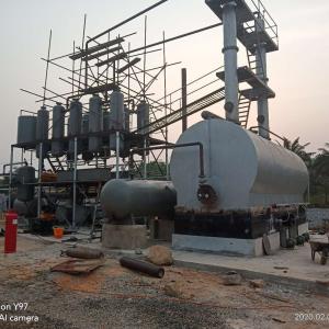 Quality Black Engine Oil Recycling Plant For Diesel Oil Transformation for sale