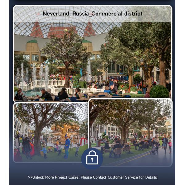 Large Artificial Tree Decorative PlantWedding Giant Faux Olive Tree For Indoor Decoration Silk Plants Luxurious Mall Decoration