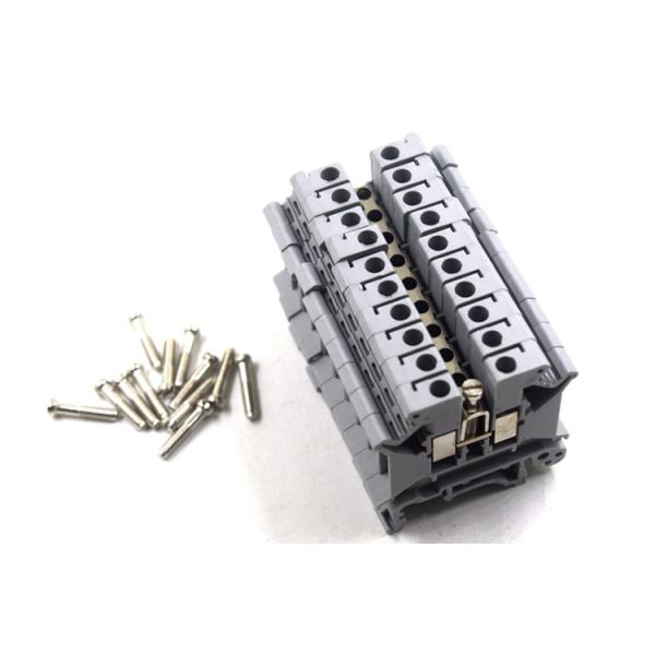 UK5N UKK5 UK2.5B Din Rail Terminal Blocks Accessories Center Jumper 10 Pole FBI 10-6