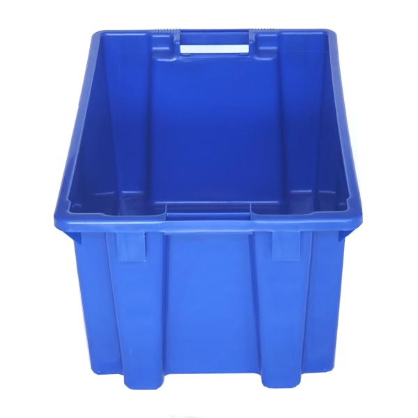 Mushroom Plastic Moving Crates Stackable Food Storage Bins Turnover Crate