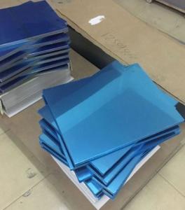 Quality High Gloss Mirror Finish Laminated Steel Plate For PVC Card Lamination for sale